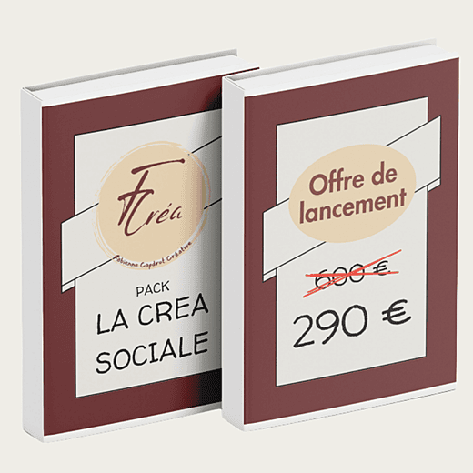 OFFRE DE LANCEMENT PACK CREA SOCIALE